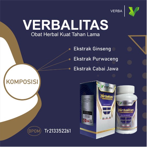 VERBALITAS Obat kuat Pria ampuh Mengatasi Ejakulasi dini  menambah stamina pria dewasa mengobati lem