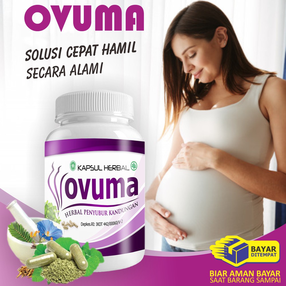 Ready OVUMA ASLI Obat Penyubur Kandungan Rahim Wanita Agar Cepat Hamil - Ovuma