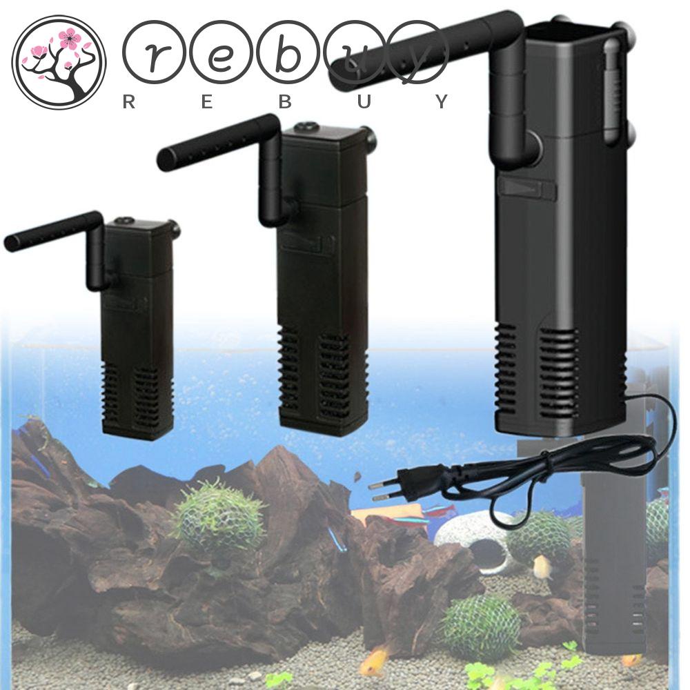 Rebuy Aquarium Filter Silent Pompa Celup Mini Dengan Ganti Sponge Air Pump