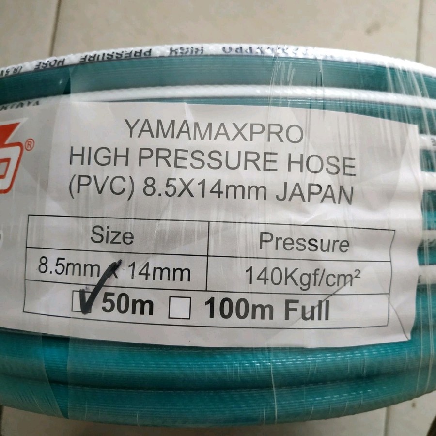 YAMAMAX PRO 50 Meter Selang Kompresor Jet Celaner Steam