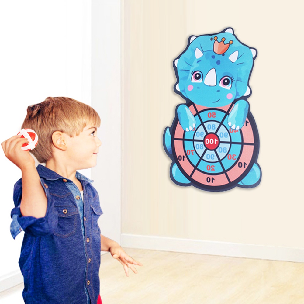 Mumystation Mainan Anak Lempar Bola  Sasaran Dart Tempel Mainan Anak Dart Board