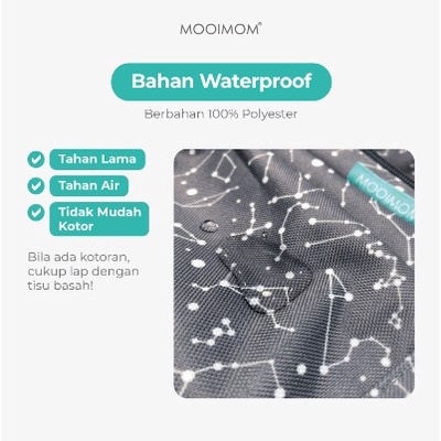 Tas Bayi | MOOIMOM 2 Ways Diaper Bag - Tas Bayi Besar Perlengkapan Bayi