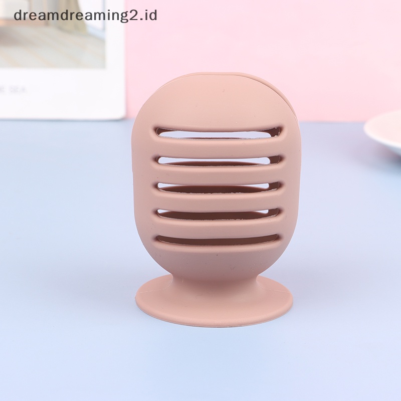 (drea) Blender Makeup Kecantikan Silikon Rak Penyimpanan Powder Puff Egg Sponge Drying Stand //