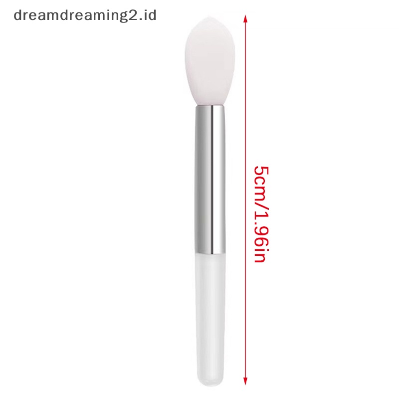 (drea) 1pc Silikon Lip Balms Lip Mask Brush Dengan Sucker Penutup Debu Kuas Makeup //