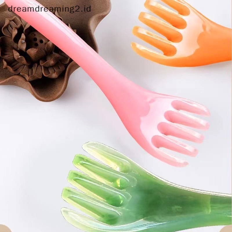 (drea) Head Massager Scalp Gua Sha Untuk Tubuh Leher Kaki Pijat Facial Gua Sha Board //