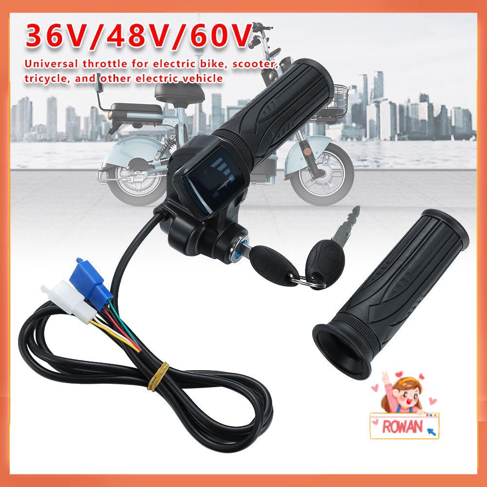 R-FLOWER E-bike Twist Accelerator Aksesoris Display LCD Tahan Lama 36V /48V /60V