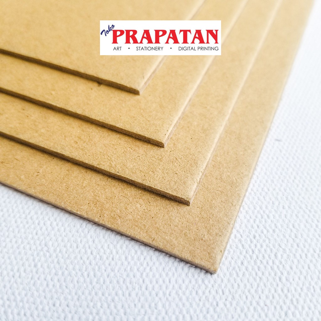 

Goshimastore - Karton board / Karton coklat 65x75 cm (isi 6 lembar) Tebal 1.5mm