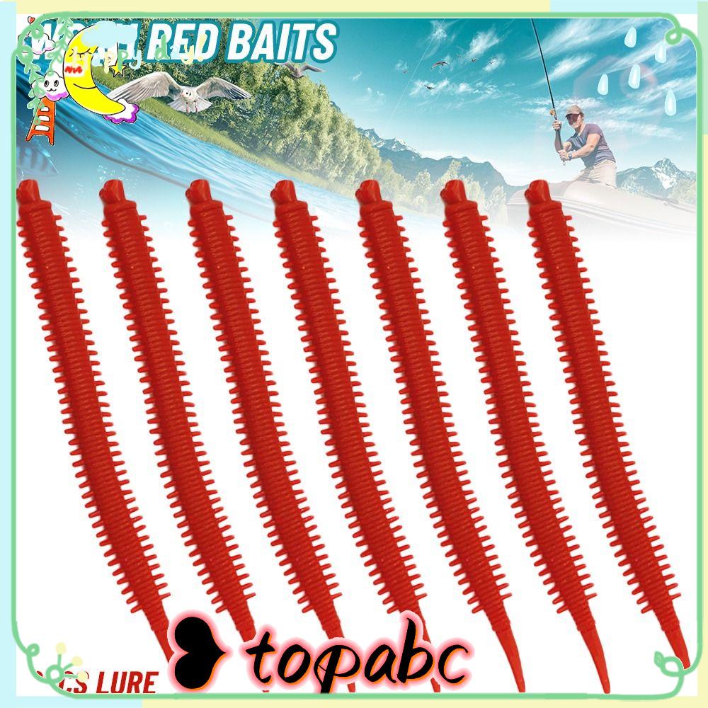 TOP 30pcs/lot Cacing Merah Umpan Bream Bass Trout Cacing Tanah