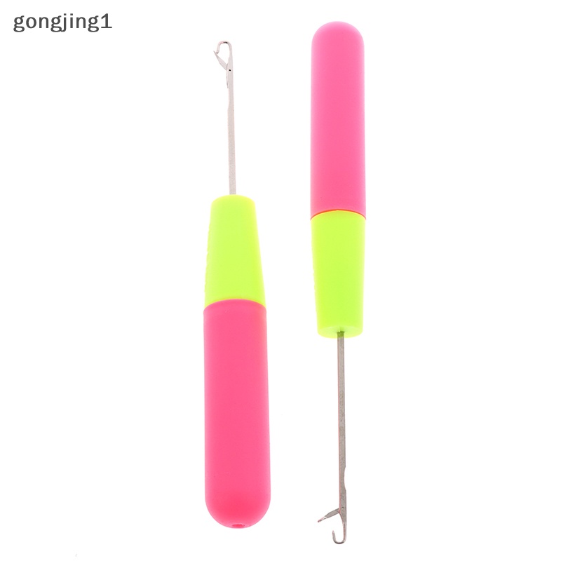 Ggg Crochet,Hook Dreadlock, Jahit Kepang Track Wig Rambut Kerajinan Knitg ID