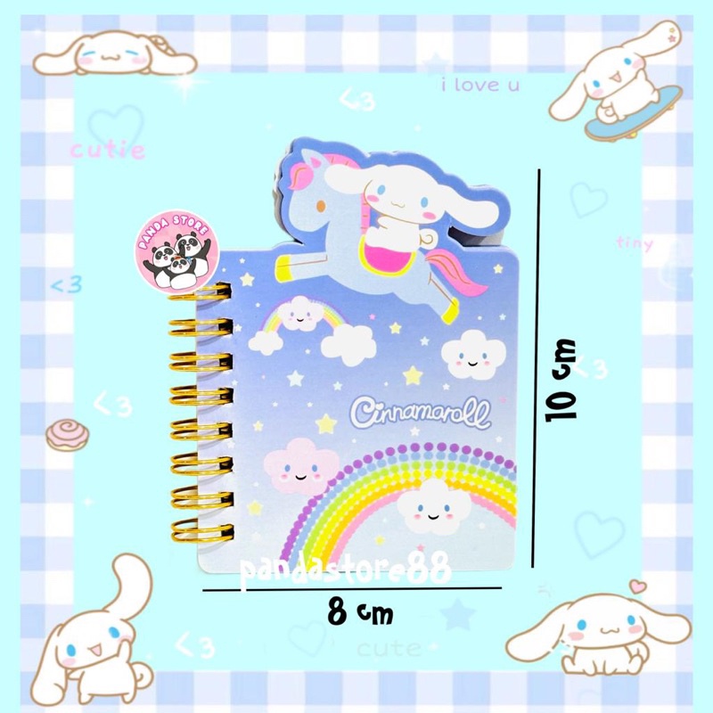 Buku Notes Sanrio Premium Quality Cinnamonroll Kuromi Melody