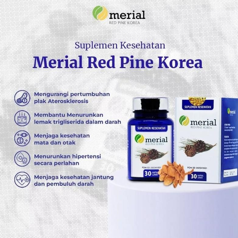 100% ASLI New Merial Red Pine Korea Atasi Kolestrol dam Hipertensi Kolestrol Dan Hipertensi