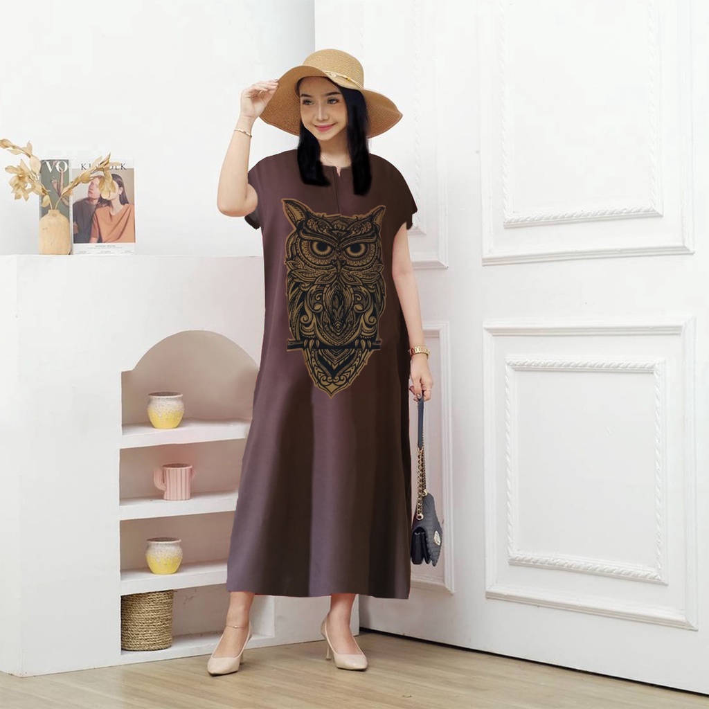 Dress Daster Karakter Bahan Rayon Halus LD120 Busui Friendly Vol2 - Kun Collection