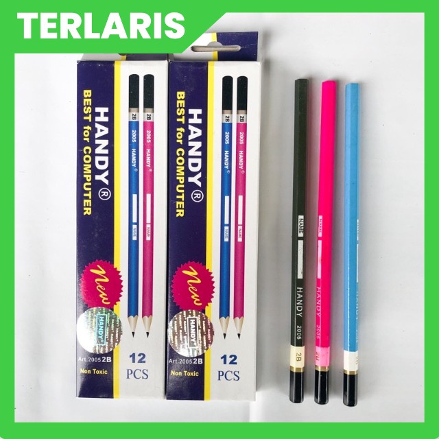 

(12 pcs) Pensil Handy 2B