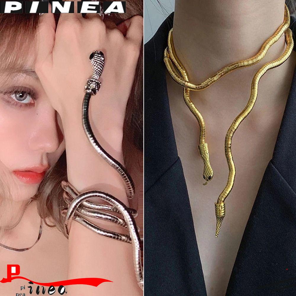 PINEAPPLE Kalung Ular Hadiah Indah Hip-hop Choker Perhiasan