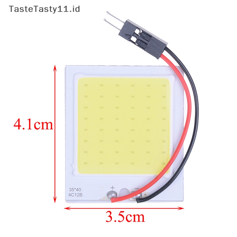 Lampu panel interior mobil bohlam dome lamp bohlam 48aste yongmasty 3w 12v cahaya putih  .