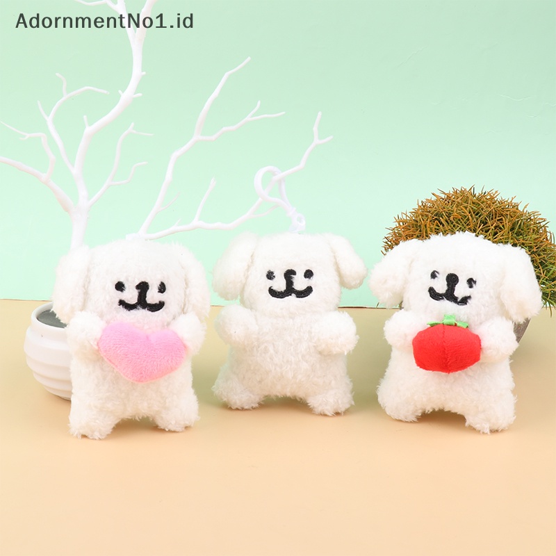 [AdornmentNo1] Kawaii korea Line Dog Plush bantal boneka hewan mainan kartun anjing lembut bantal Sofa bayi perempuan lucu dekorasi rumah hadiah natal