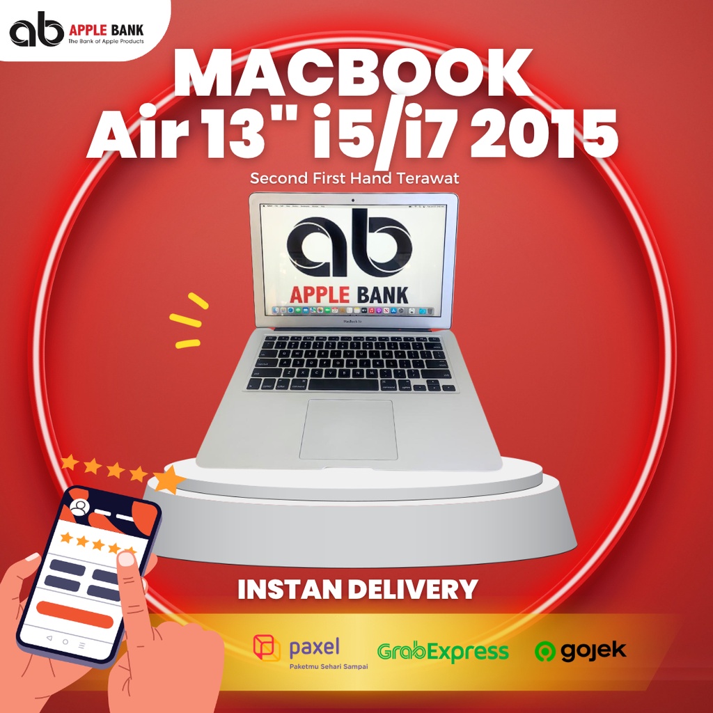 [SECOND LIKE NEW] Macbook Air 2015 13 inch i5 i7 RAM 4/8GB SSD 128/256/512GB
