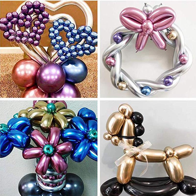 AVVET BALON TWIST BALON PANJANG BALON LATEX TWIST CHROME