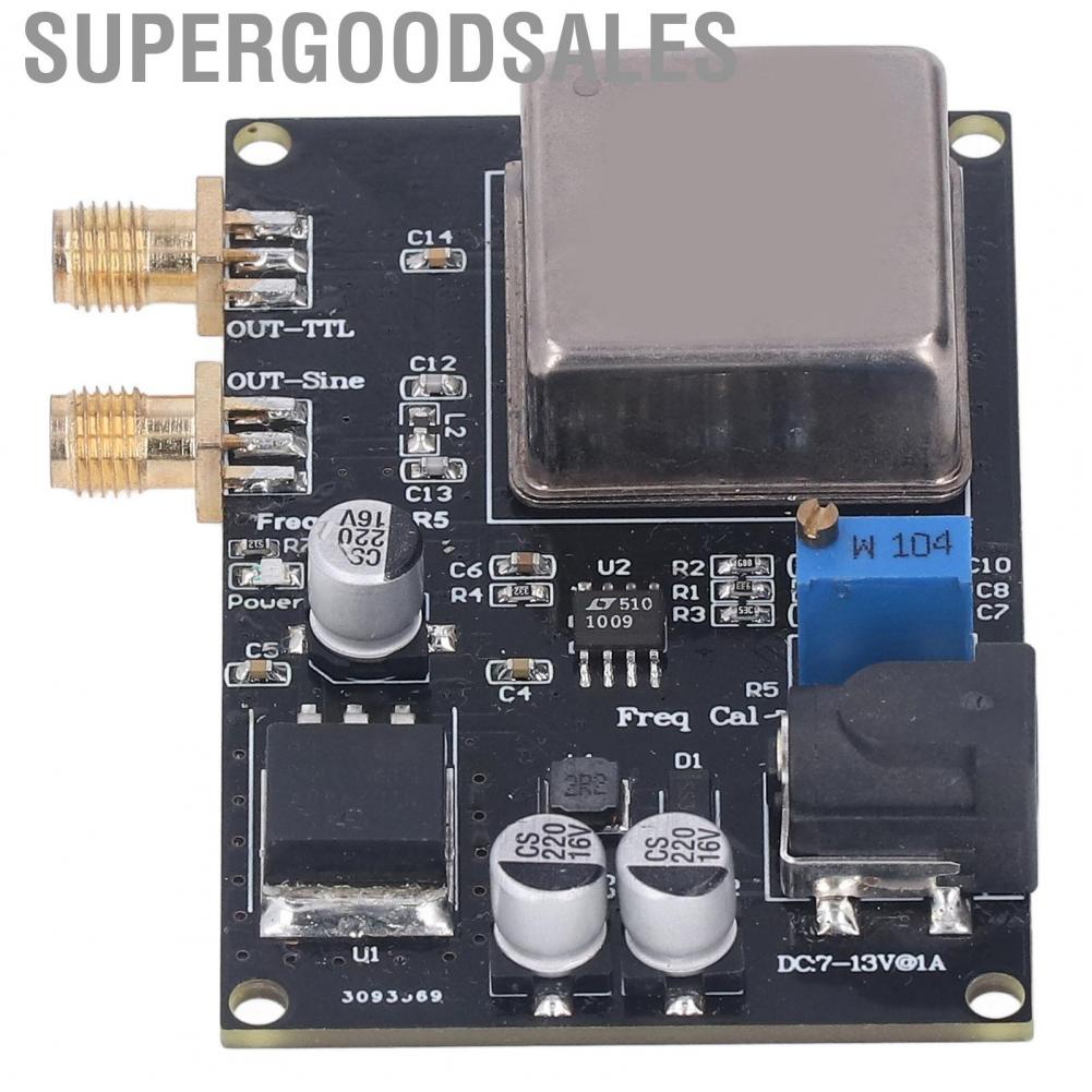 Supergoodsales Crystal Oscillator Constant Temperature Board  SMA Female Interface Multifunctional Stable Output OCXO Frequency Standard Module with Cable for Shortwave