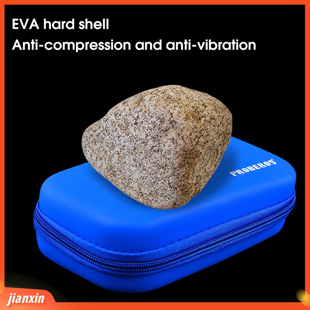 (In Stock) Menebal Tas Umpan Tahan Air EVA Inner Halus Resleting Memancing Case Angling Perlengkapan