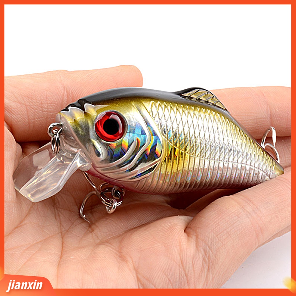 (In Stock) 7.8cm /16g Umpan Pancing Mudah Dipasang Tahan Korosi Banyak Digunakan Compact 3D Bionic Eye Fishing Hook Perlengkapan Memancing