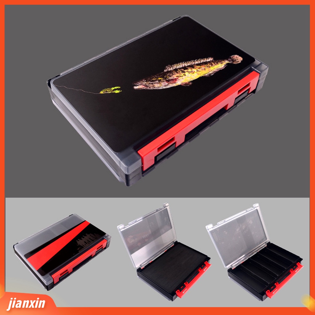 (In Stock) Kotak Umpan Dua Sisi Multifungsi Aneka Warna Memancing Tahan Air Kotak Kait Umpan Multifungsi Untuk Outdoor