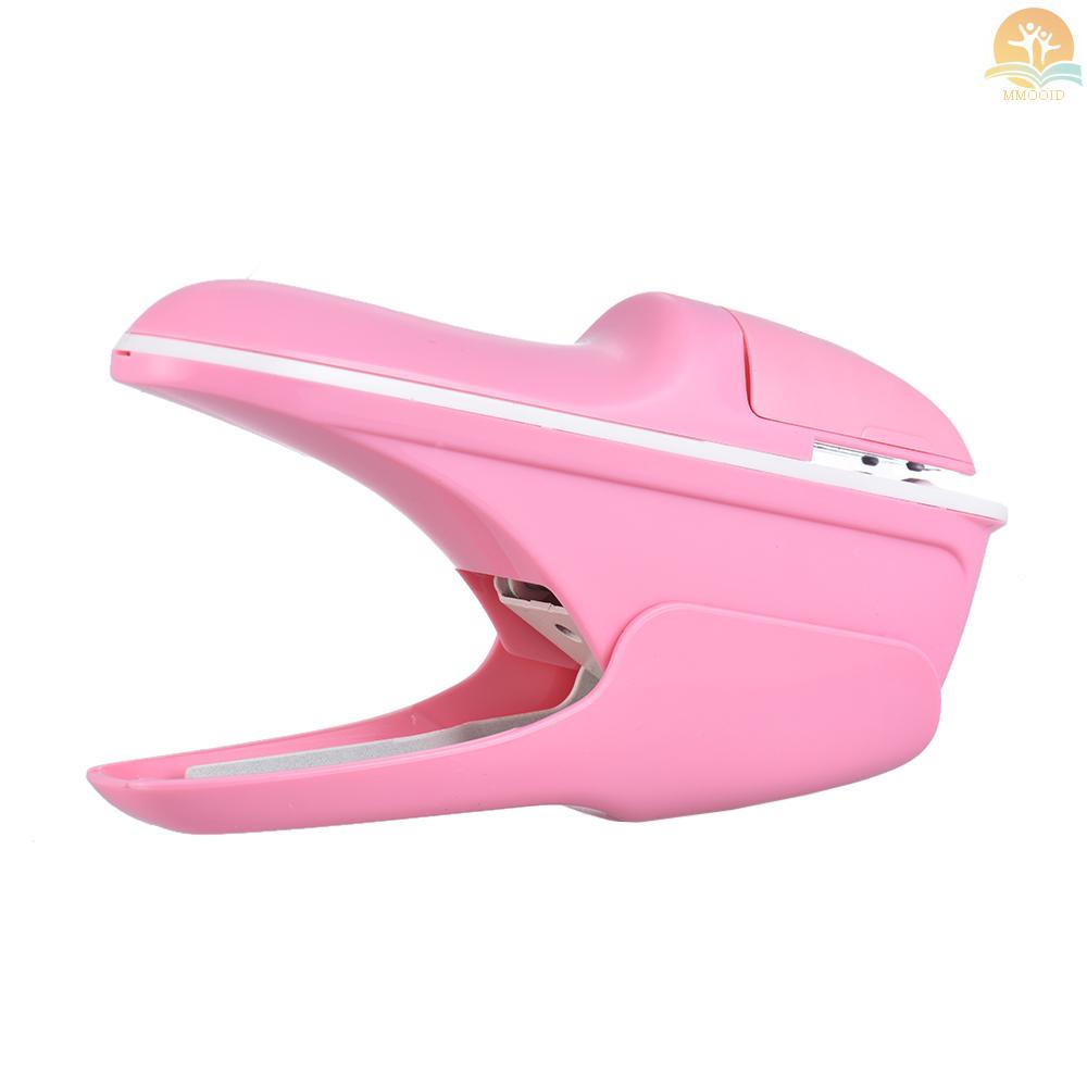 In Stock Hand-held Mini Safe Stapler Tanpa Staples Stapler Free Stapleless Kapasitas 7lembar Untuk Pengikat Kertas Bisnis Komersial Toko Sekolah Kantor