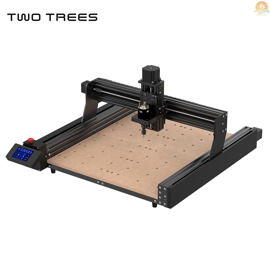 In Stock TWOTREES TTC-450 Engraver Mesin Ukir Dan Potong 80W Daya 775spindle Motor 460x460x80mm Area Kerja Untuk MDF /PVC/ Acrylic /Kayu Solid/Particle Board/Plywood