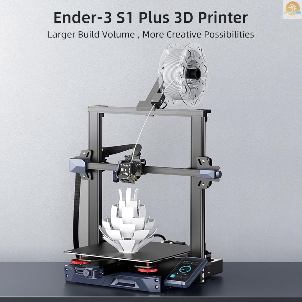 In Stock Creality 3D Ender-3 S1 Plus Desktop 3D Printer FDM 3D Printing Dengan Sprite All Metal Extruder 300x300x300 /11.8x11.8x11.8in Build Size PC Spring Steel Printing Platform