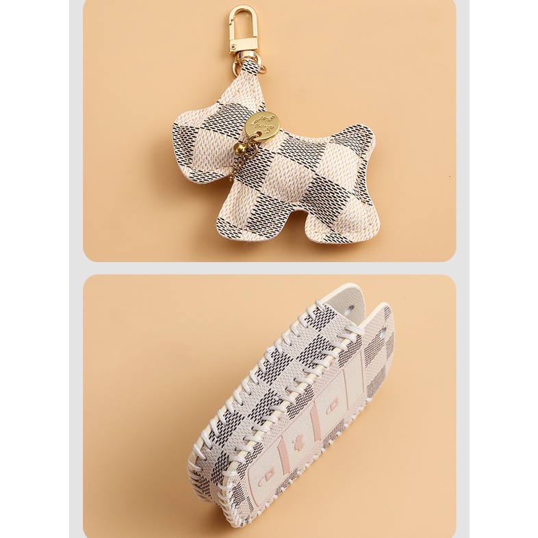 Chery qq ice cream key case female Kepribadian Lucu2022 ice cream cone Terikat sundae key ring