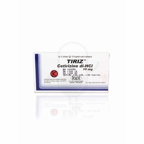 Tiriz 10 Mg Box 30 Tablet