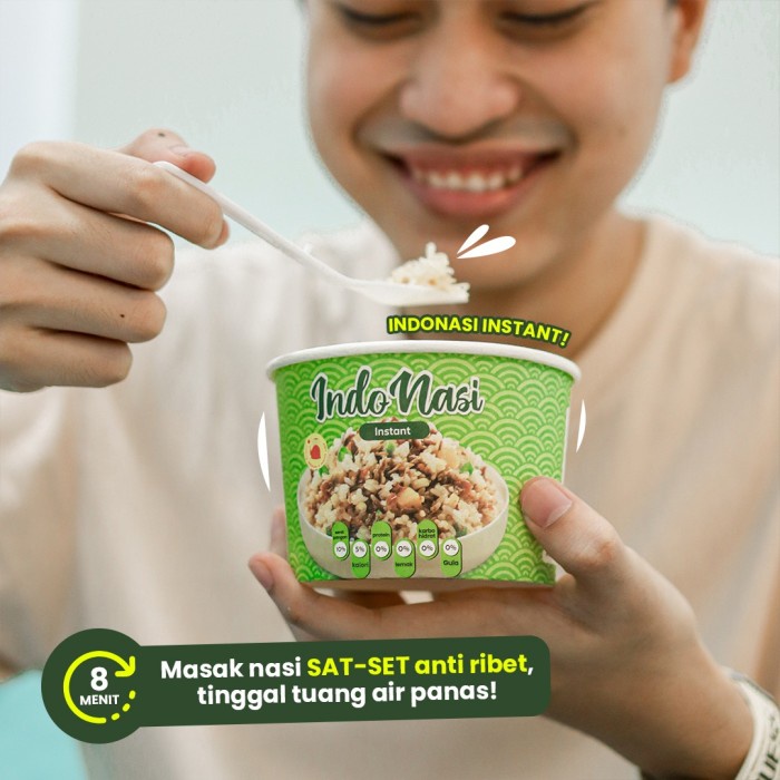 

HARGA TERMURAH INDONASI Beras Porang/Shirataki/Nasi Instant Indonasi - Ayam