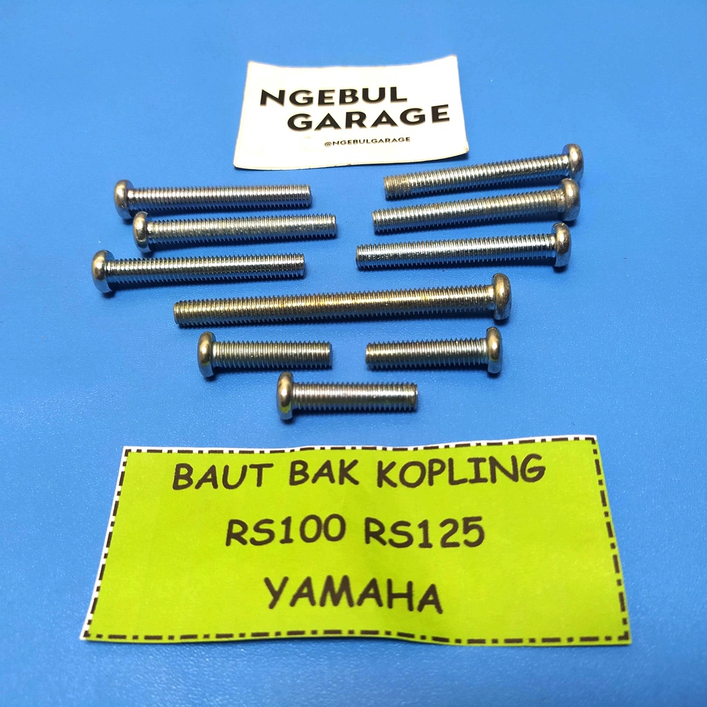 Baut Bak Kopling RS100 RS 100 YAMAHA Silver