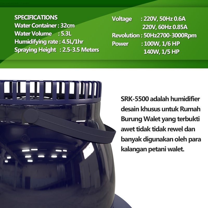 [COD]Toko Speaker Wallet - Mesin Kabut / Mesin Kabut Walet / Mesin Kabut Mist Maker / Mesin Kabut Wa