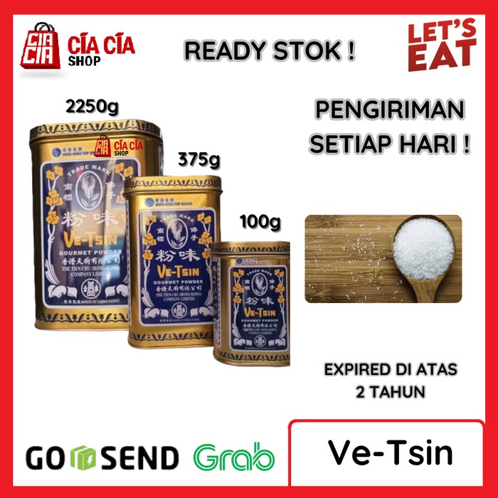 

✨Ready Stok✨ - Vetsin Hongkong 375gr Ve-Tsin Penguat Rasa Gourmet Powder Micin 375 gr- 1.2.23