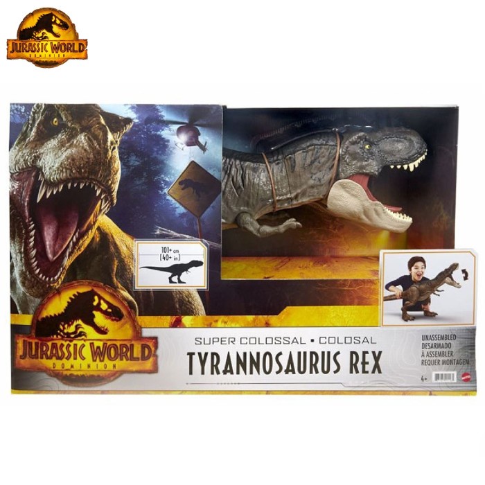 JURASSIC WORLD 2022 Dominion Super Colossal Tyrannosaurus Rex Figure