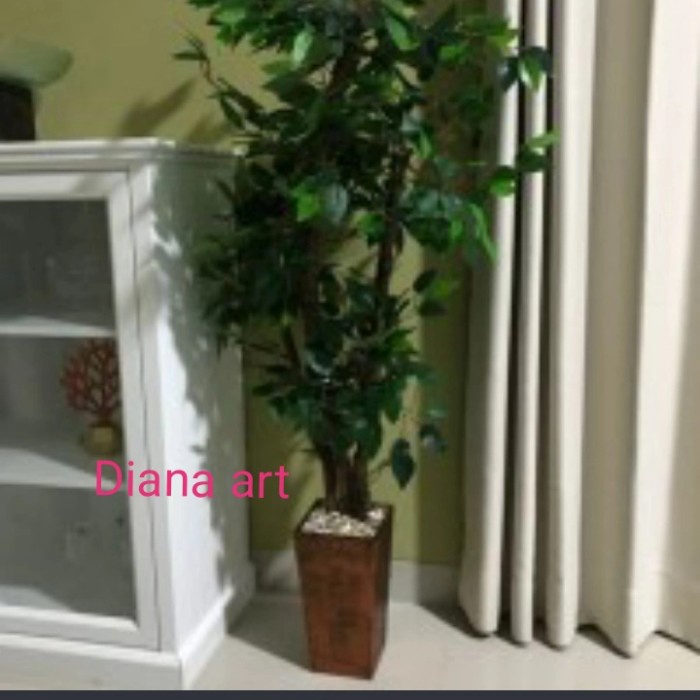 SALE tanaman hias bonsai beringin jumbo/bonsai tiruan /tanaman plastik - beringin 115 cm Termurah