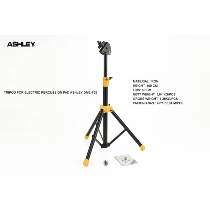 ✨READY✨ -PAKET DRUM PAD ELEKTRIK ASHLEY DME 705 DME705  TR + PEDAL - DRUM DME 705