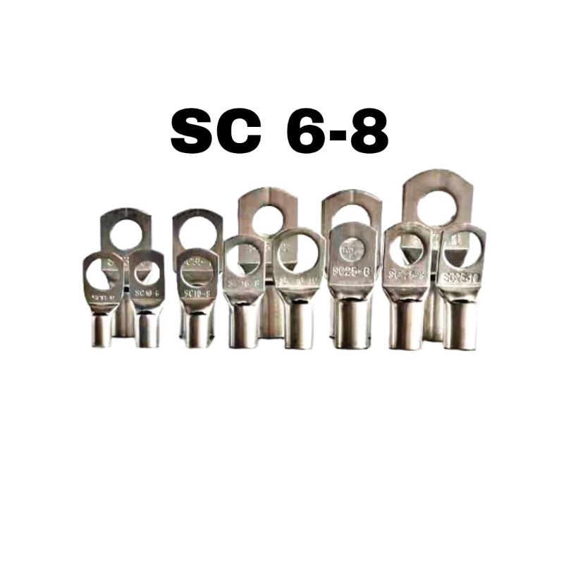 Kabel Skun SC 6-8 Tembaga Skun Kabel 6mm Baut 12