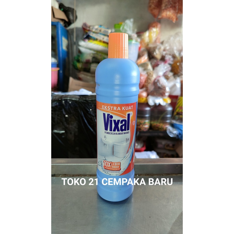 Vixal Ekstra Kuat Biru Botol 750 ml | Pembersih Toilet Vixal 750ml - 750 ml / 750ml
