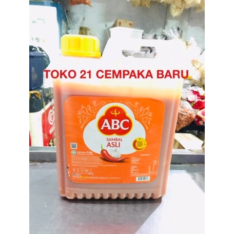 

ABC Sambal Asli Jerigen 5.5 KG | Saos Saus ABC Sambal 5.5KG 5,5KG 5,5