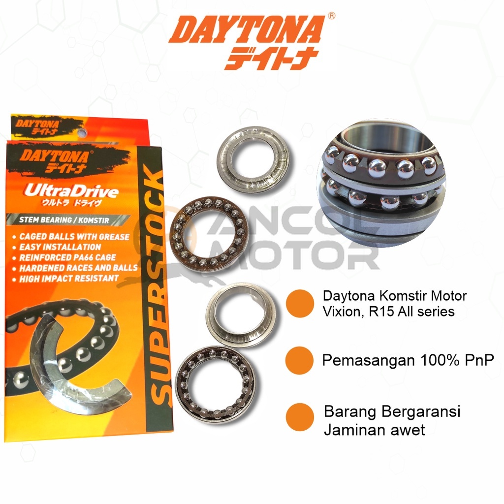 Daytona Komstir Vixion NVA NVL Bearing Laher Racing 4915 Motor Yamaha