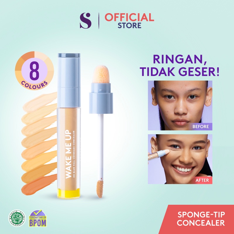 [FIN'S] SOMETHINC WAKE ME UP HD Blur Full Coverage Concealer [FIN'S]