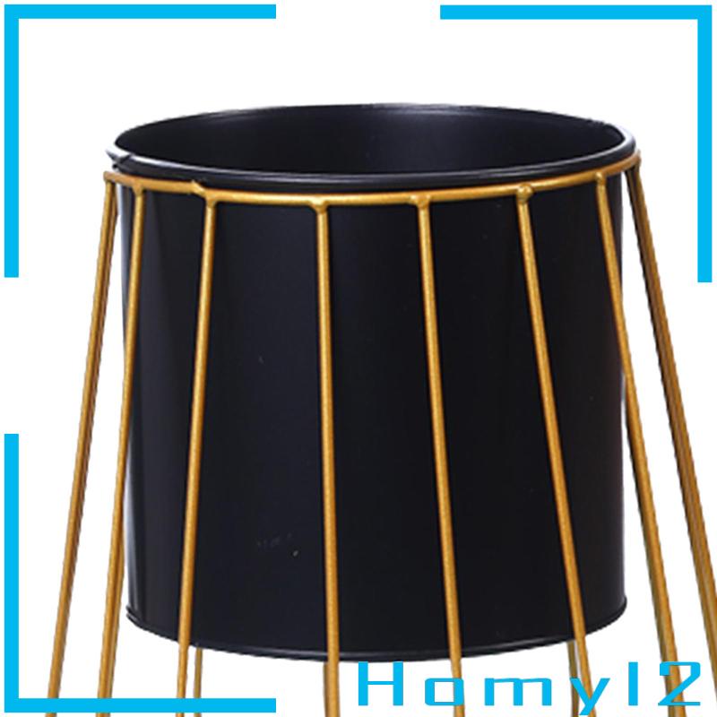 [HOMYL2] Holder Pot Bunga Stand Planter Bahan Metal Untuk Dekorasi Indoor Outdoor Pernikahan