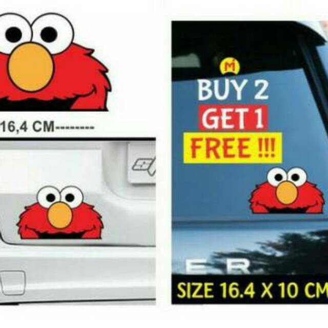 

stiker peeking elmo / peeping elmo