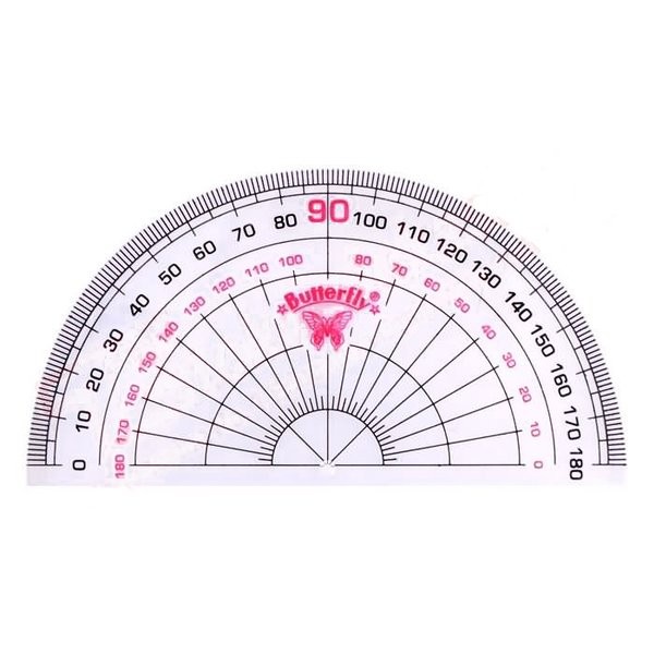 

Penggaris Busur Butterfly 180 Derajat