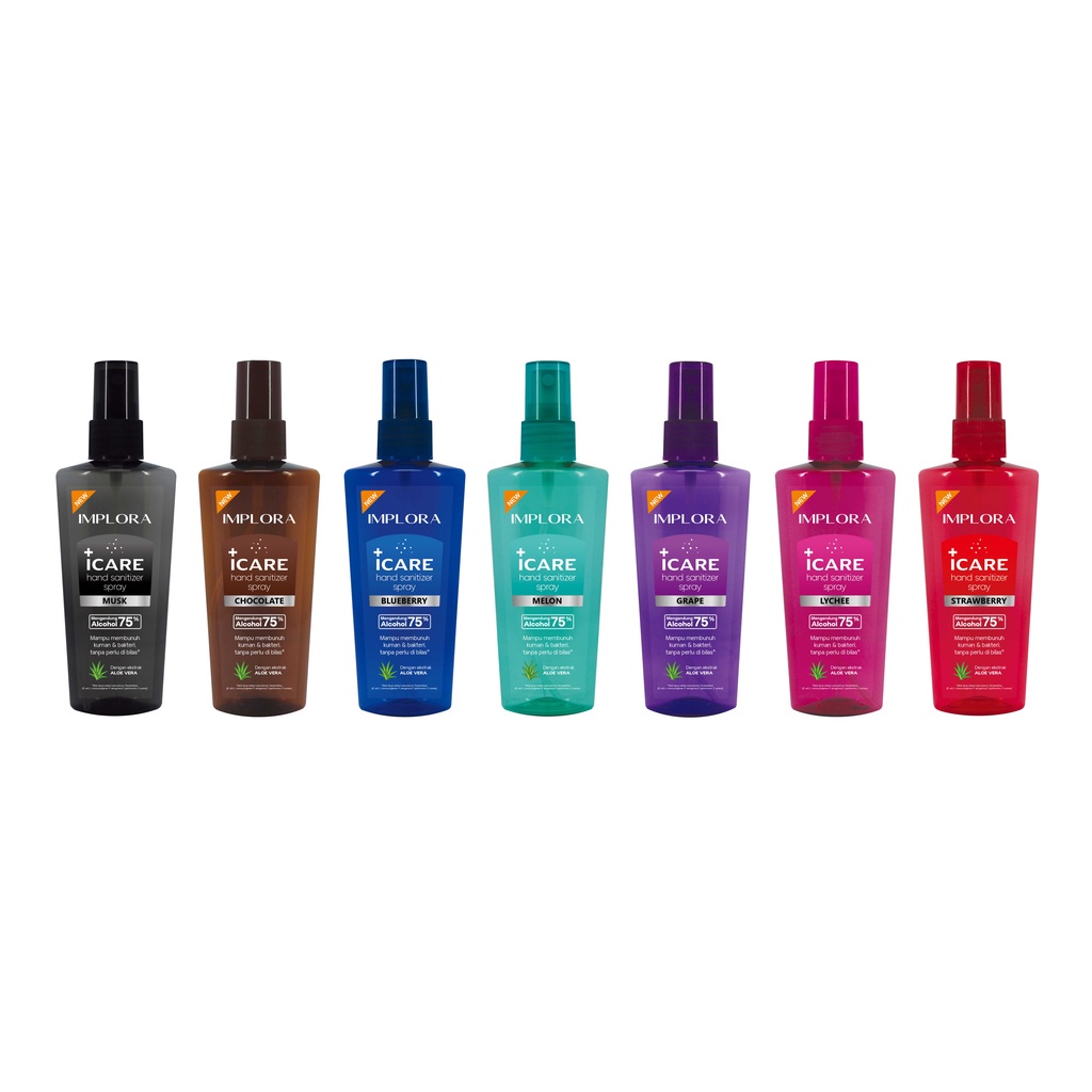 Implora iCare New Hand Sanitizer Spray (7 Varian)
