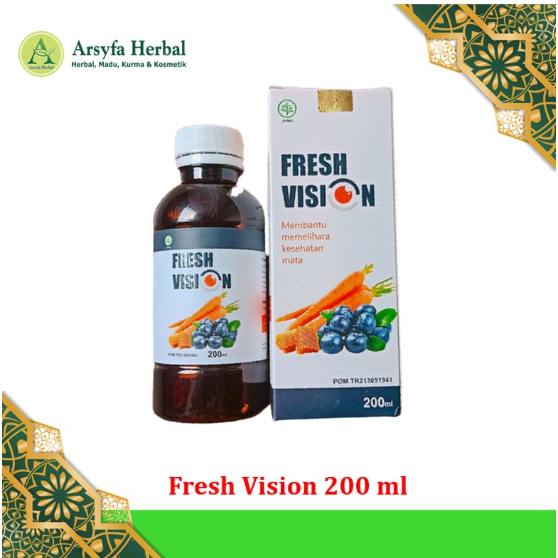 Madu Fresh Vision Isi 200 ml Nutrisi Mata Ampuh Atasi Masalah Mata Cegah Mata Merah Kurangi Minus Pe