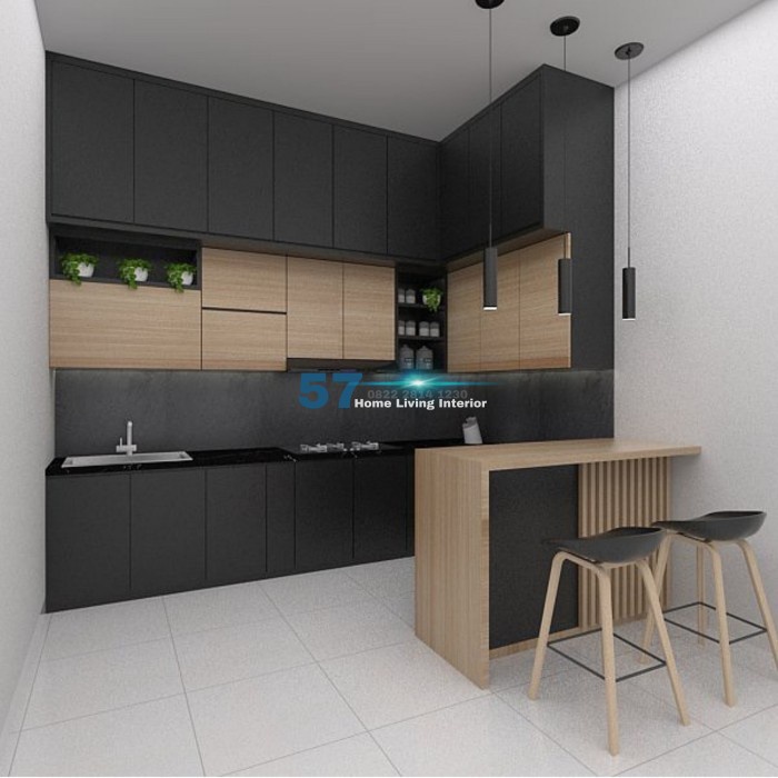 Lemari Kitchen Set Minimalis Lemari Dapur Bahan Multiplek HPL
