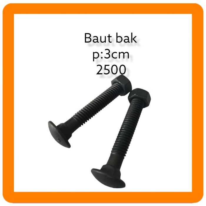 Mur Baut CB / Baut Payung 5/16x1 1/4 ( 3CM ) Best Seller